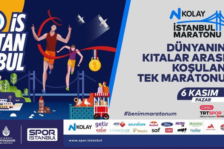‘N Kolay İstanbul Maratonu Maratonu’ başlıyor