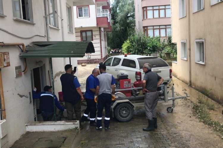 Bartın'daki Sel Felaketine İSU'dan Yardım Eli Uzandı