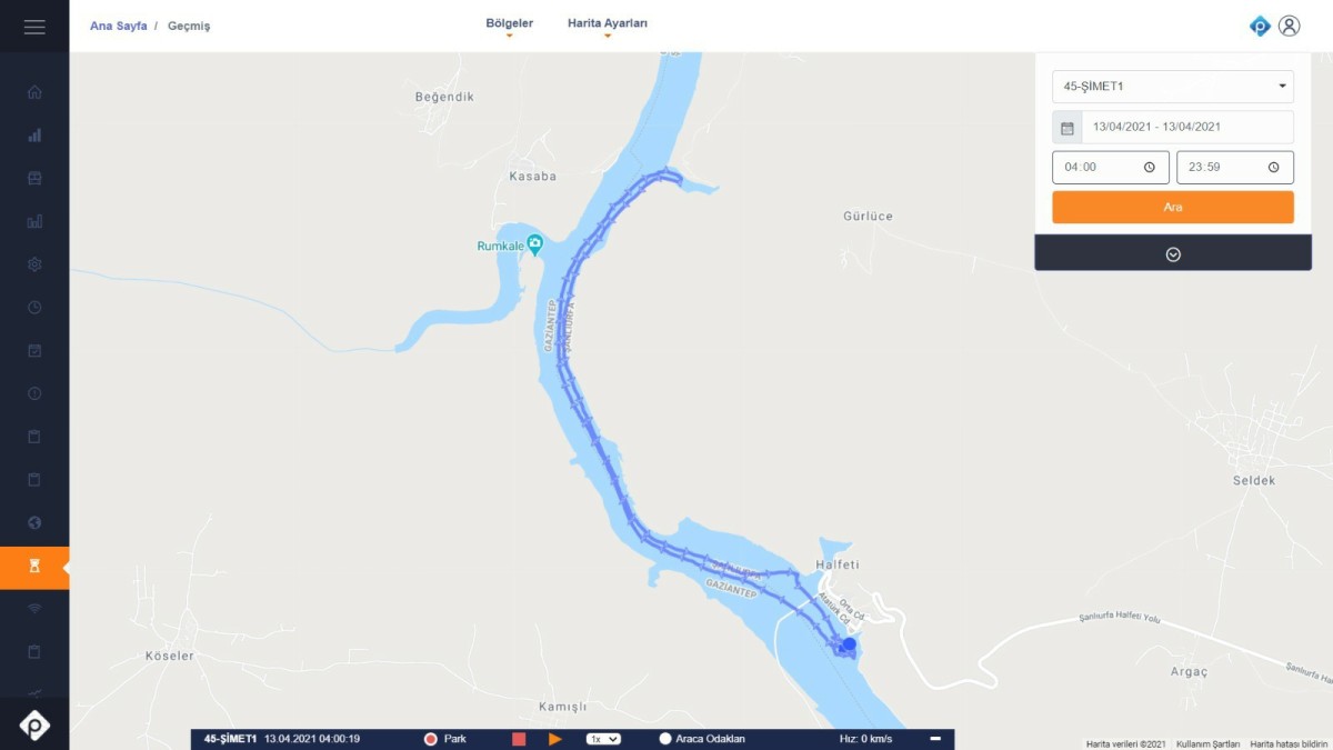 Şanlıurfa Büyükşehir’den Gezi Teknelerine Takip Sistemi